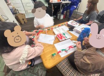 クリスマスの飾り制作🎄✨